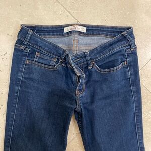 Hollister dark wash jeans size 3 long 26 skinny jeans